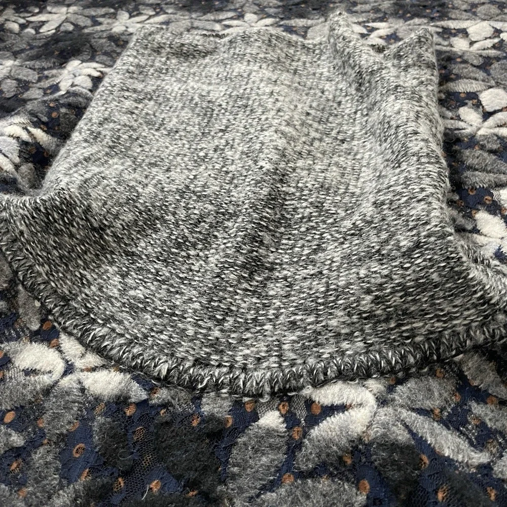 Anthropologie Wintertide Reversible Warm Wool Blend‎ Poncho One Size